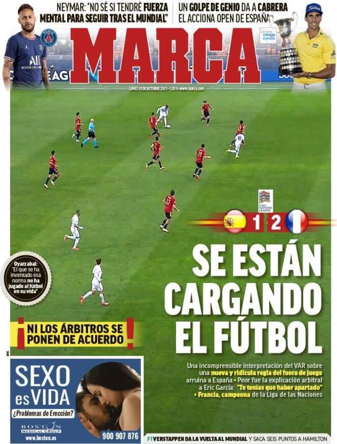 L’apertura di Marca: “Stanno distruggendo il calcio” preview