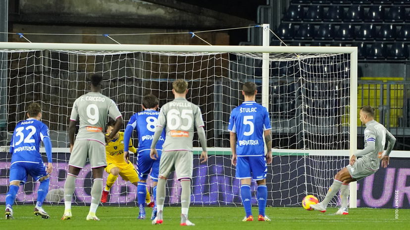 L’Empoli ribalta con Di Francesco e Zurkowski, ma Bianchi fa 2-2 nel finale. Un punto per parte al Castellani preview