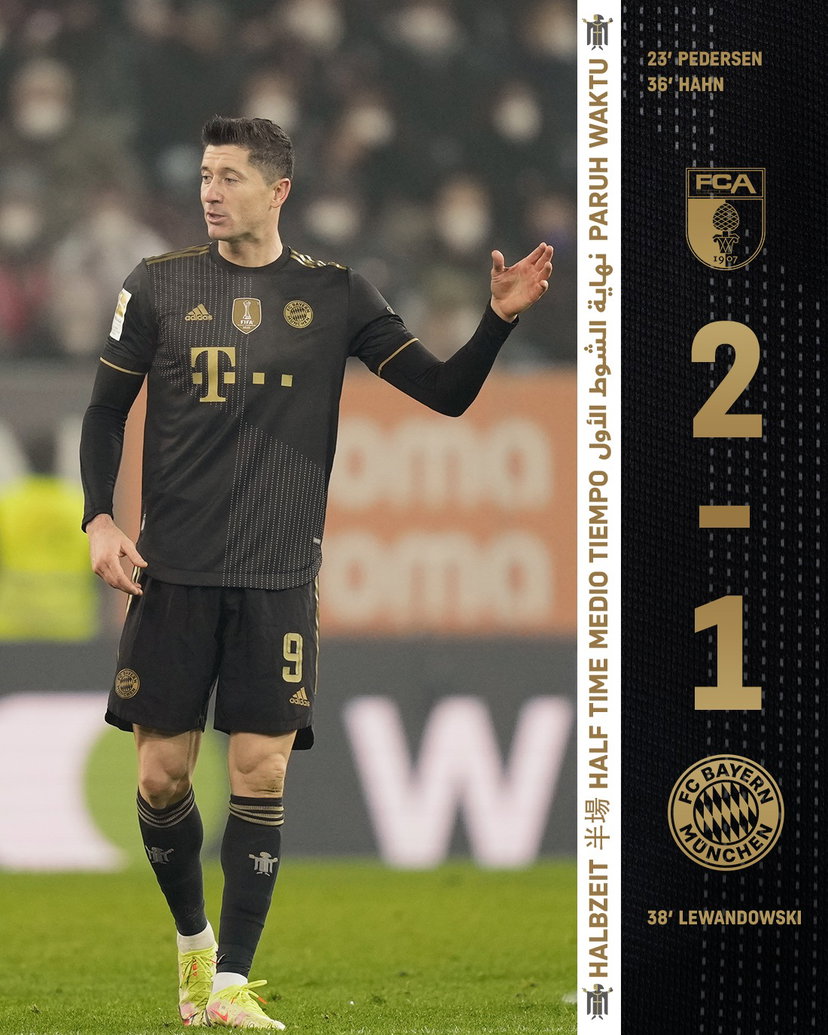 Bundesliga, primo ko in trasferta per il Bayern: l’Augsburg vince 2-1 preview