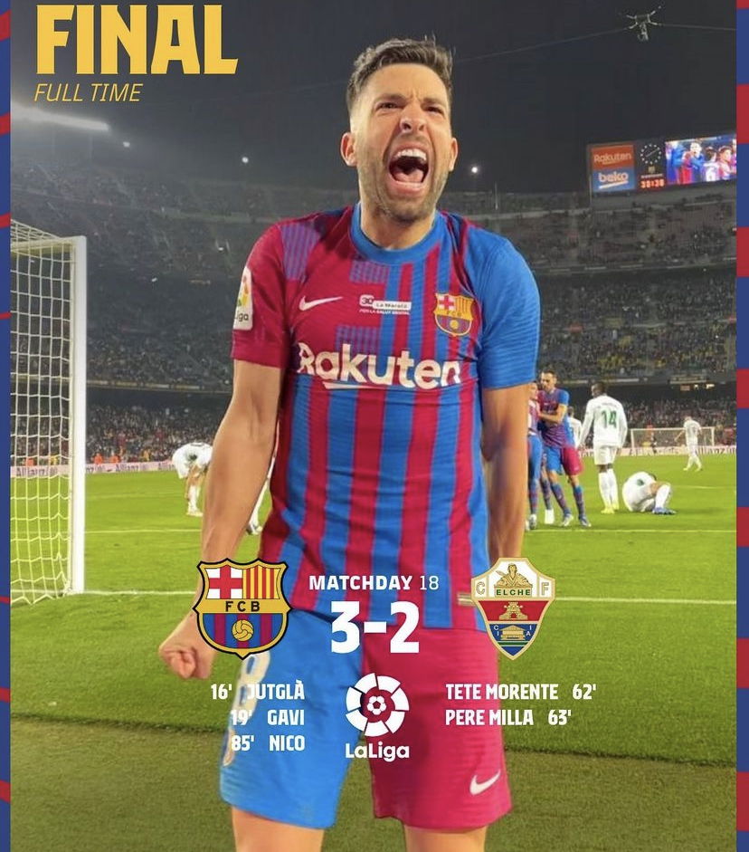 Il 19enne Nico Gonzalez regala il successo al Barcellona: Elche battuto 3-2 article-post