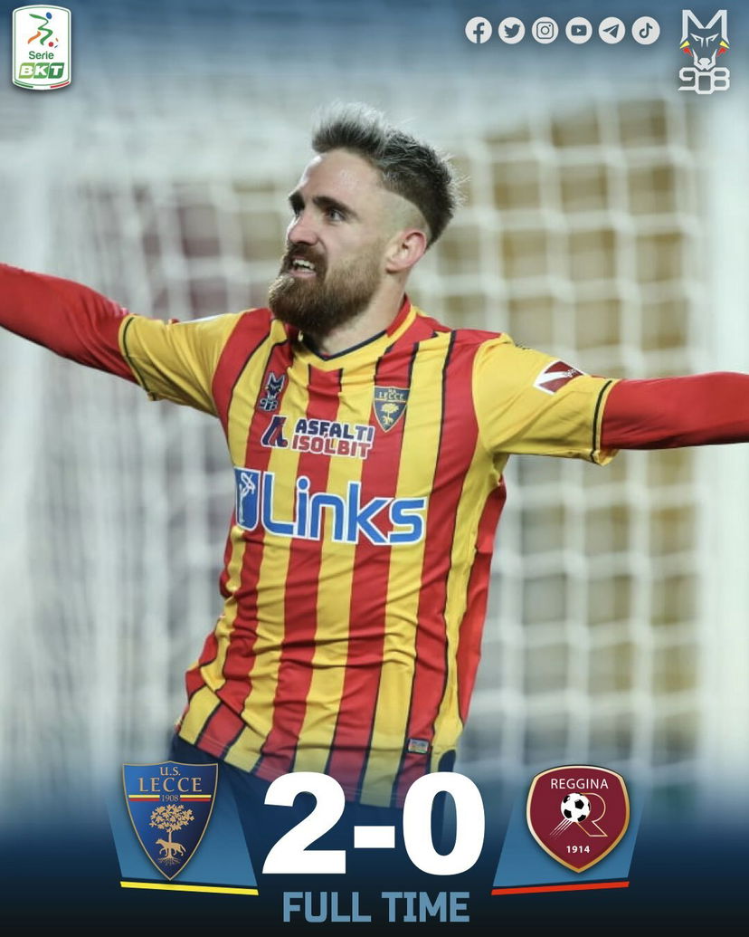 Lecce comodo sulla Reggina: 2-0 e vetta solitaria. Amaranto sempre più in crisi preview