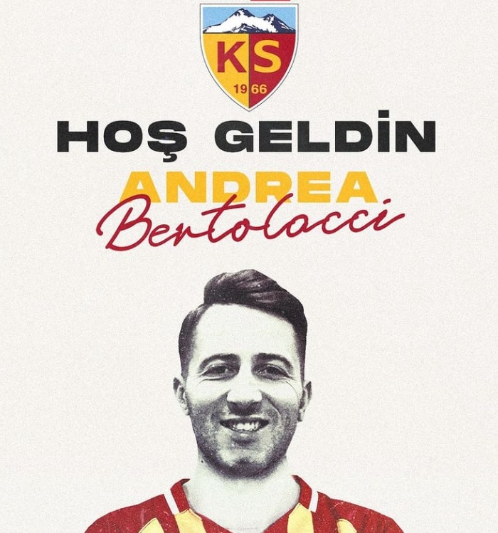 Ufficiale: Bertolacci dal Karagumruk al Kayserispor preview