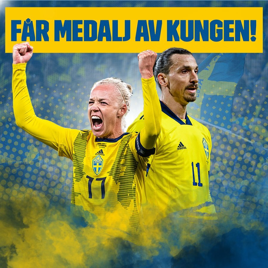 Ibra, il re di Svezia gli dona la medaglia al merito article-post