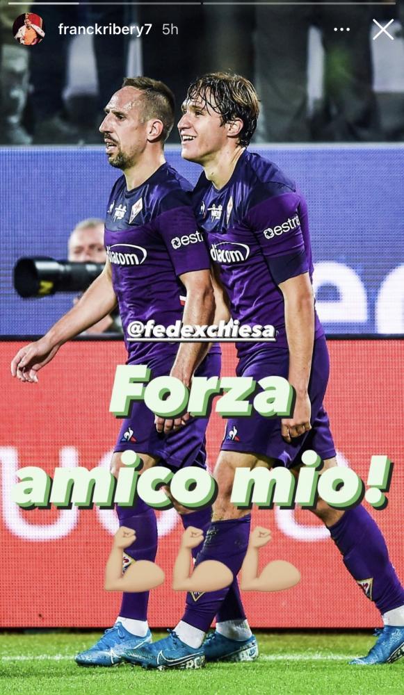 Il messaggio di Ribery per Chiesa: “Forza amico mio!” preview