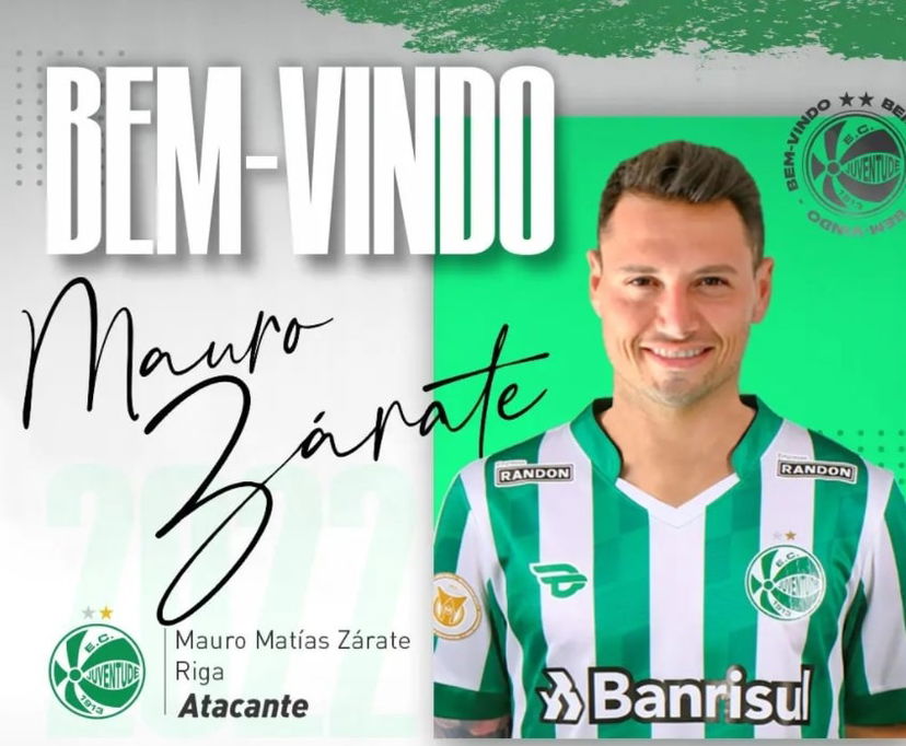 Ufficiale: Zarate alla Juventude preview