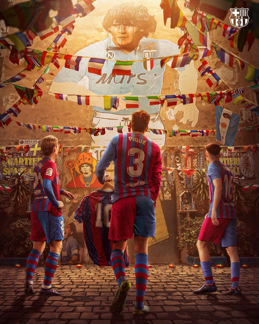 Il Barcellona omaggia Maradona sui social: “Eterno!” preview