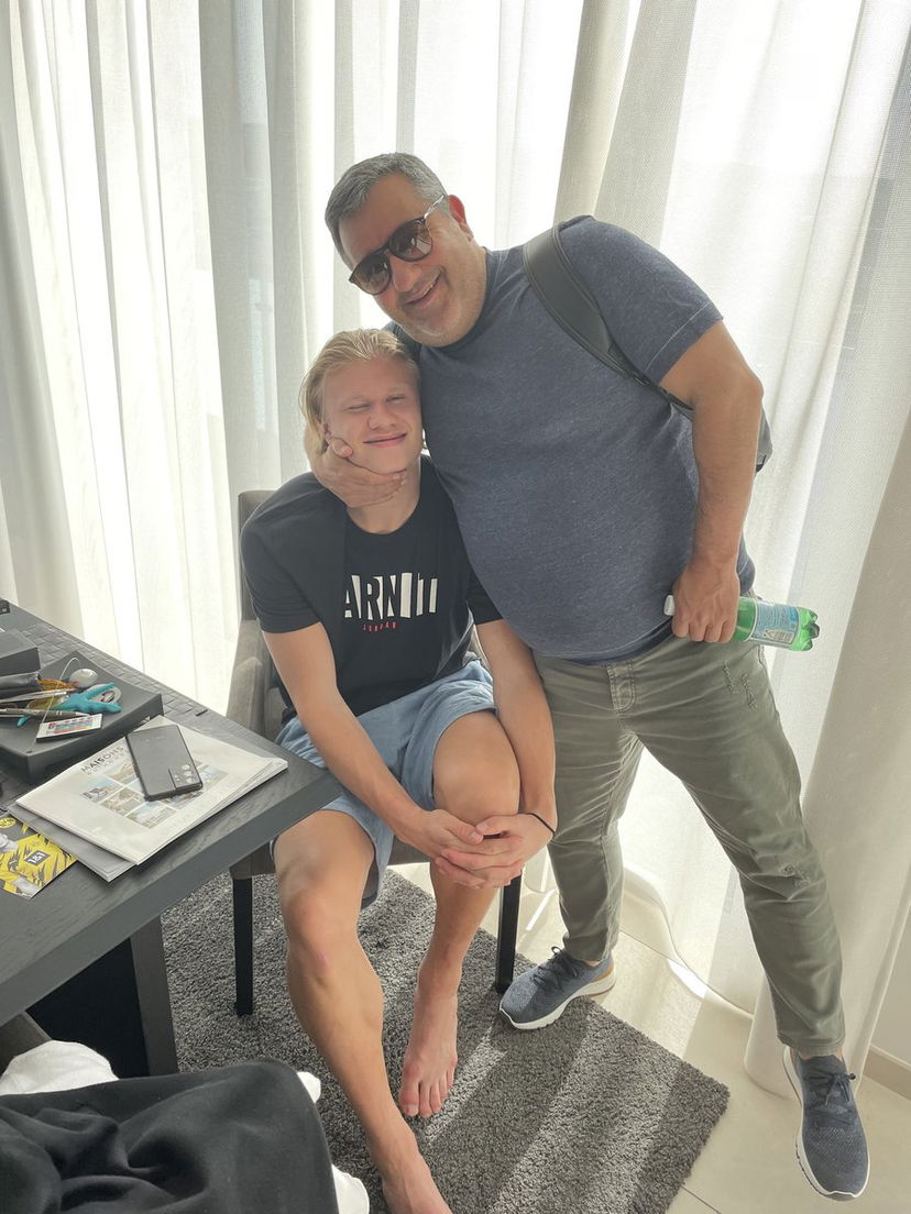 Haaland ricorda Raiola: “The best” preview