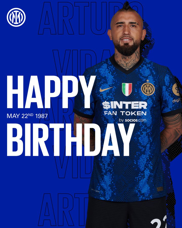 Vidal compie 35 anni, gli auguri dell’Inter: “Tanti auguri Arturo” preview