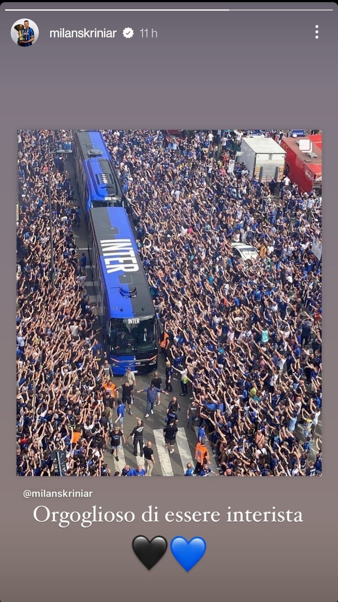 Skriniar risponde sui social al Milan: “Orgoglioso di essere interista” article-post