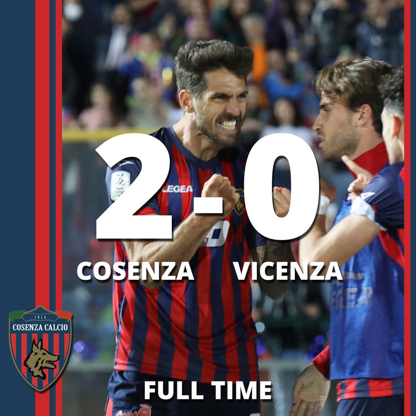 Larrivey-show: doppietta. Il Cosenza è salvo, il Vicenza retrocede in Serie C preview