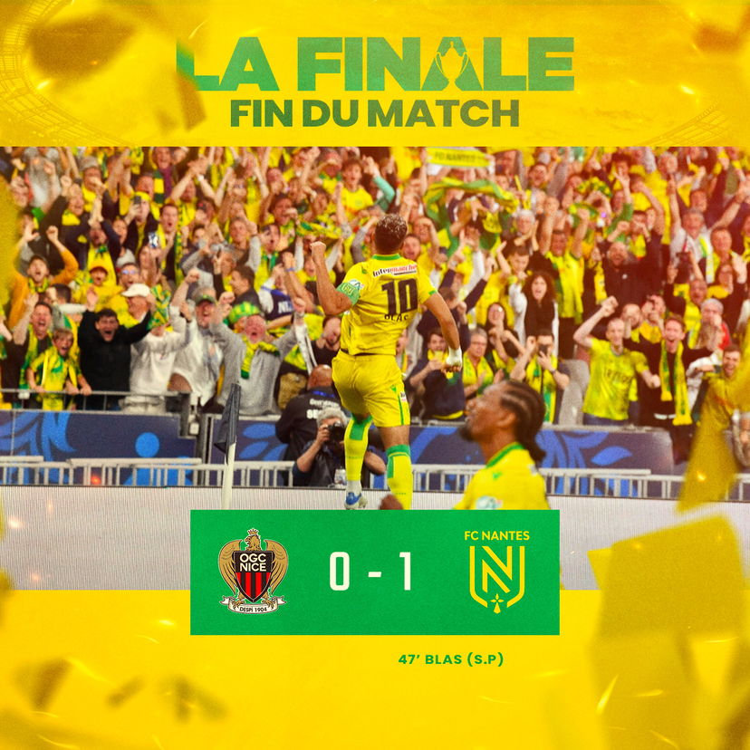 Coppa di Francia, è festa Nantes. Battuto 1-0 il Nizza preview