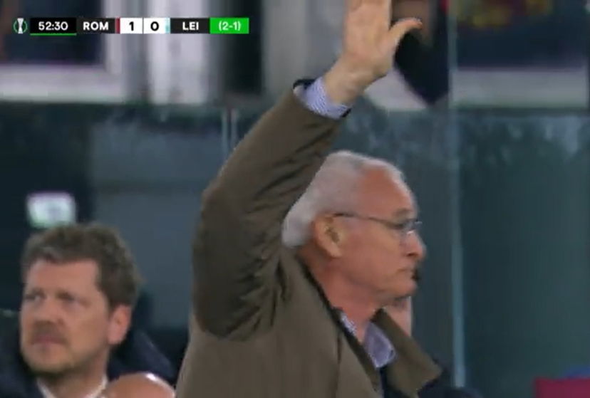 Claudio Ranieri in tribuna: doppia ovazione da brividi dei tifosi di Roma e Leicester preview