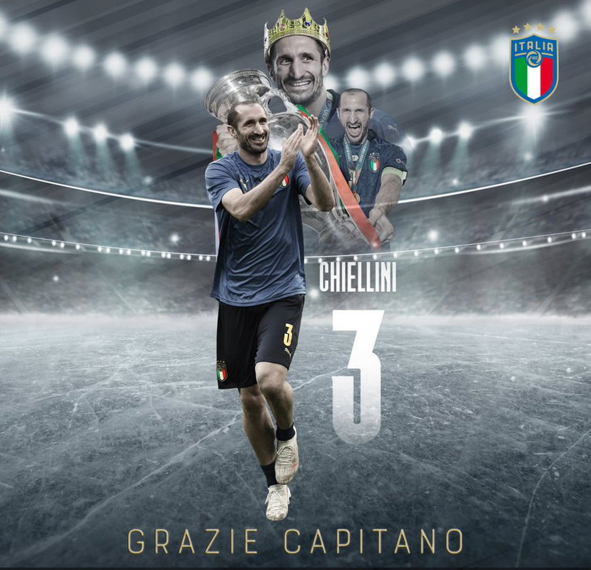 La Nazionale saluta Chiellini: “Grazie capitano”. Il video preview
