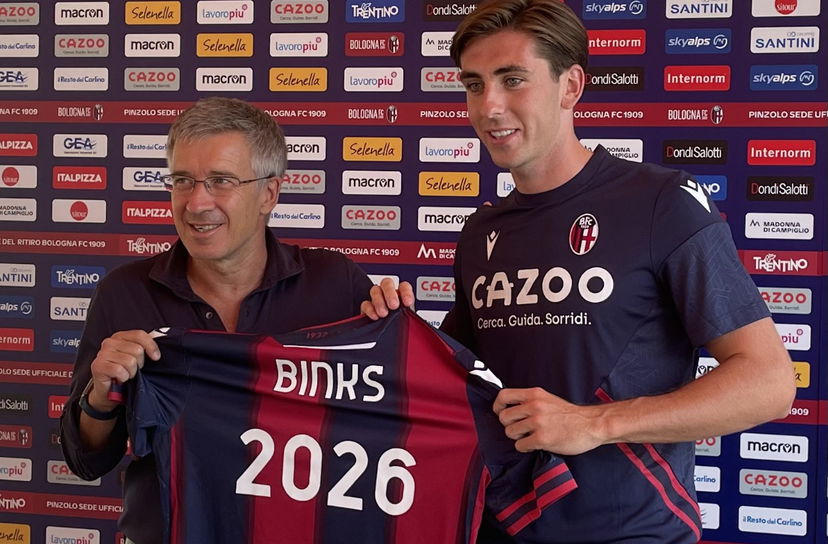 Ufficiale: Bologna, Binks ha rinnovato fino al 2026 preview