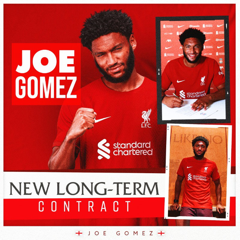 Ufficiale: Joe Gomez e il Liverpool avanti insieme preview
