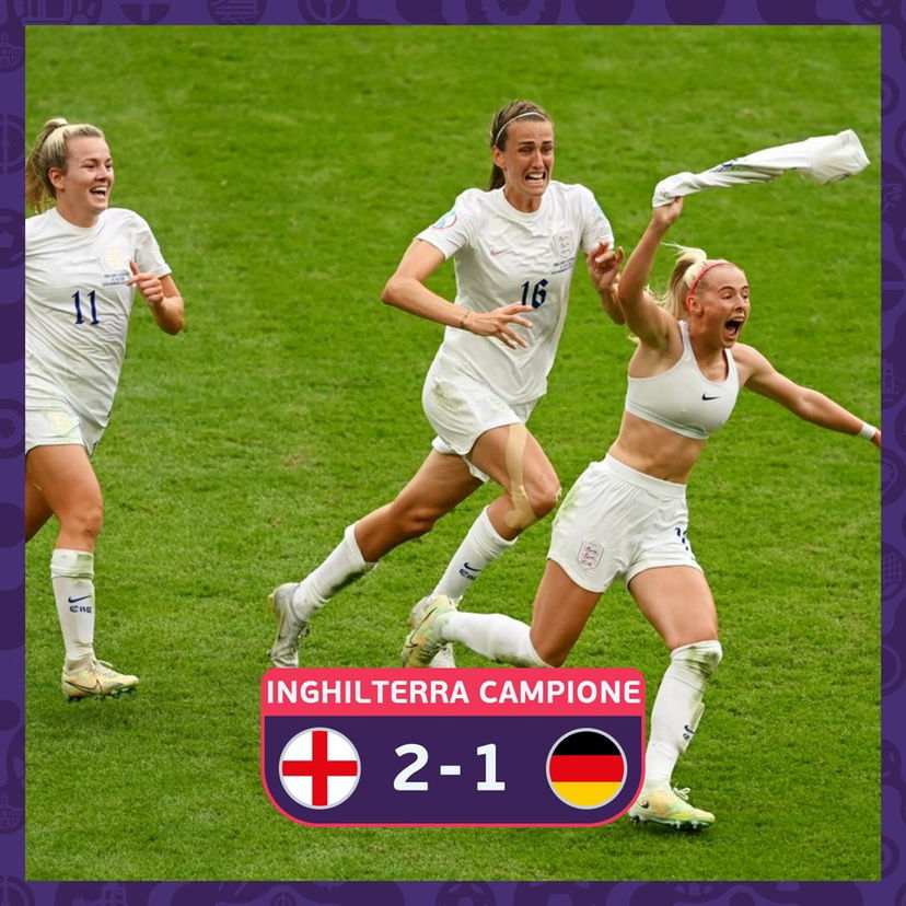 Europei Femminili: l’Inghilterra è campione. Battuta la Germania 2-1 (ai supplementari) a Wembley preview