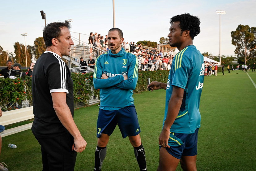 Juve, Del Piero e Chiellini in ritiro per salutare la squadra a Los Angeles preview