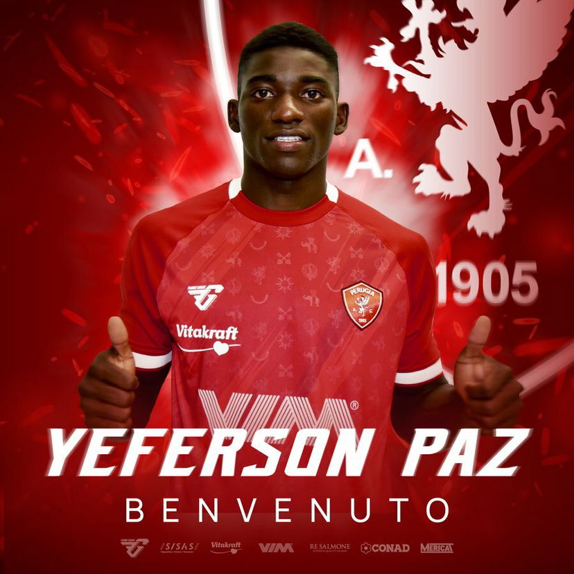 Ora è ufficiale: Paz al Perugia in prestito dal Sassuolo preview