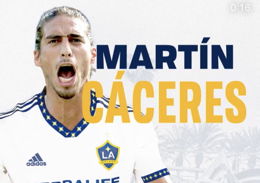 Ufficiale: Martin Caceres riparte dal LA Galaxy. Ha firmato fino a dicembre preview