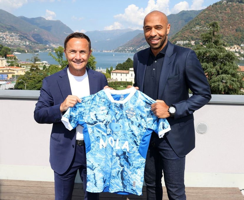 Thierry Henry si unisce al Como, confermato oggi come azionista del club preview