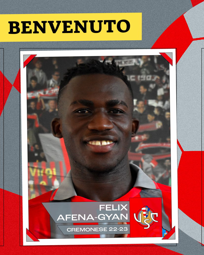 Ufficiale: Felix Afena-Gyan è un nuovo giocatore della Cremonese preview