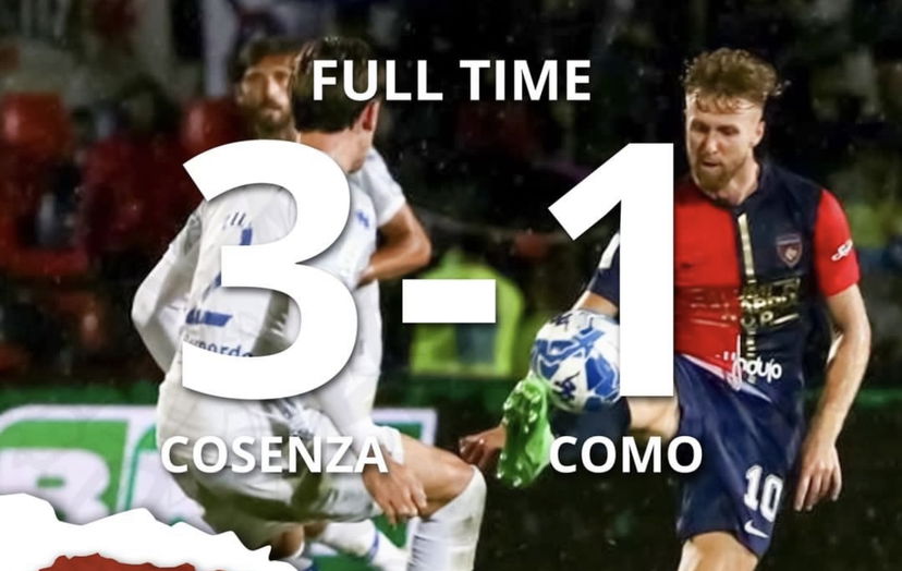 Il Cosenza cala il tris contro il Como (3-1). Esordio amaro per Longo preview