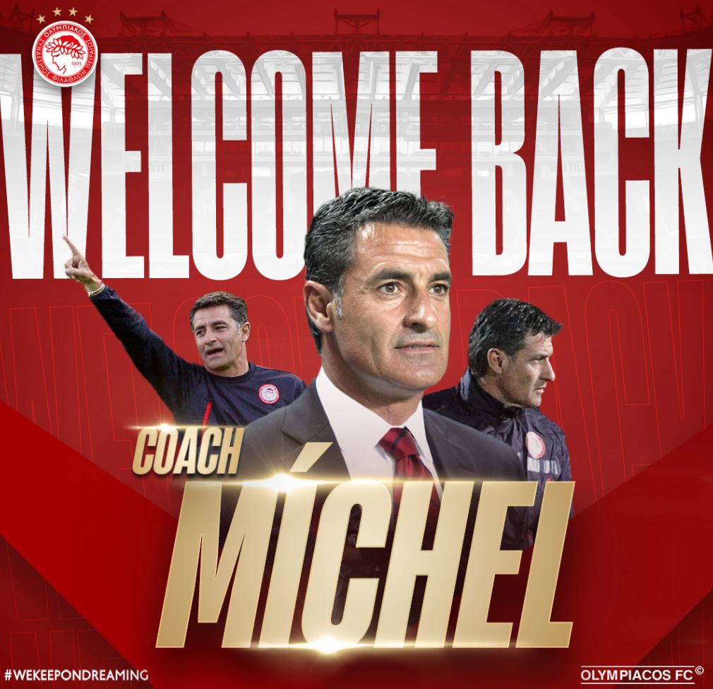 Ufficiale: Michel è il nuovo allenatore dell’Olympiacos article-post