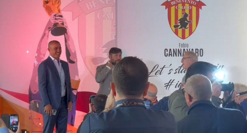 Cannavaro, a breve la conferenza stampa da neo-allenatore del Benevento. Il video preview