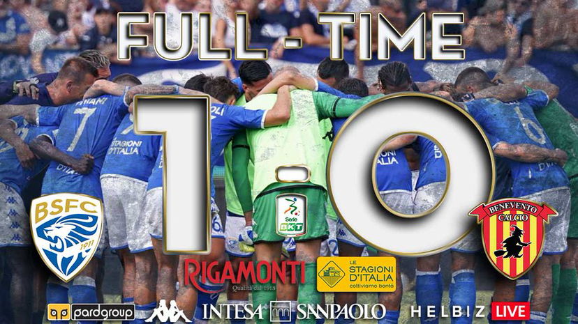 Serie B: lampo di Bianchi al 93′. Il Brescia batte il Benevento 1-0 e resta al comando preview