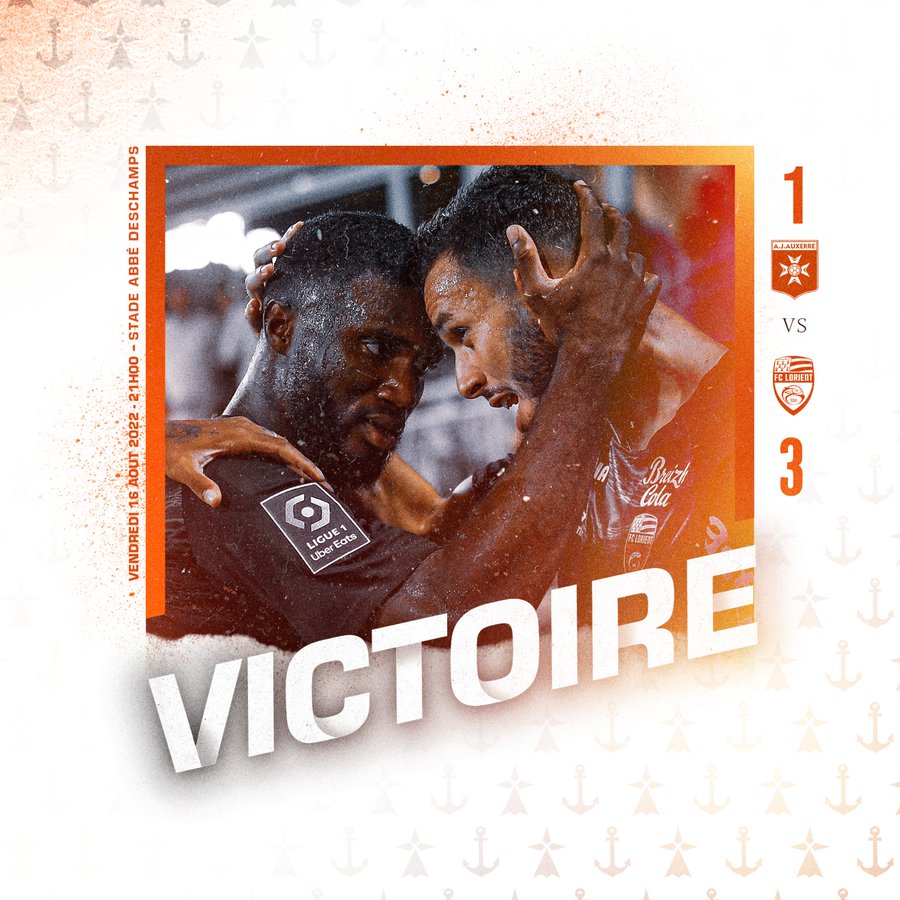 Ligue 1, il Lorient non si ferma più: 3-1 all’Auxerre e primo posto momentaneo in classifica article-post