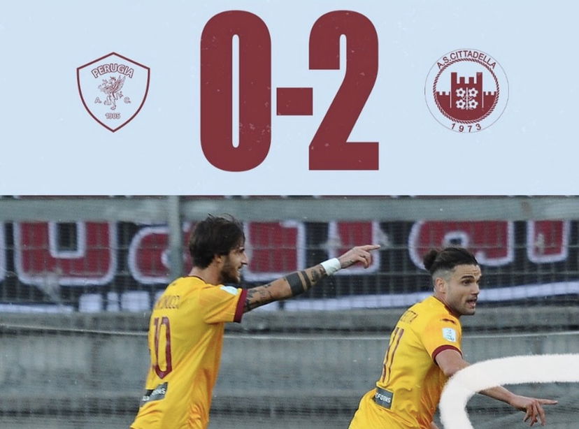 Il Cittadella vince in casa del Perugia (0-2). A segno Beretta e Magrassi preview