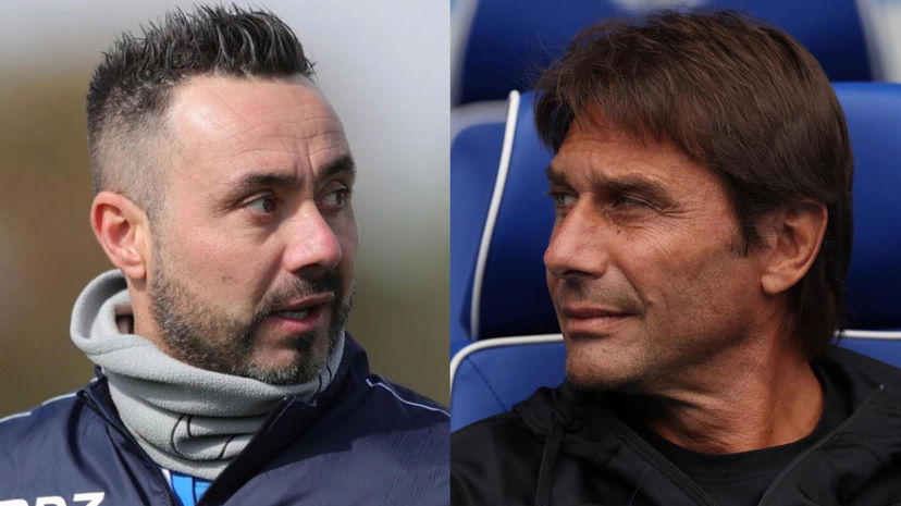 De Zerbi contro Conte, bel gioco contro intensità: Brighton-Tottenham, un derby italiano preview