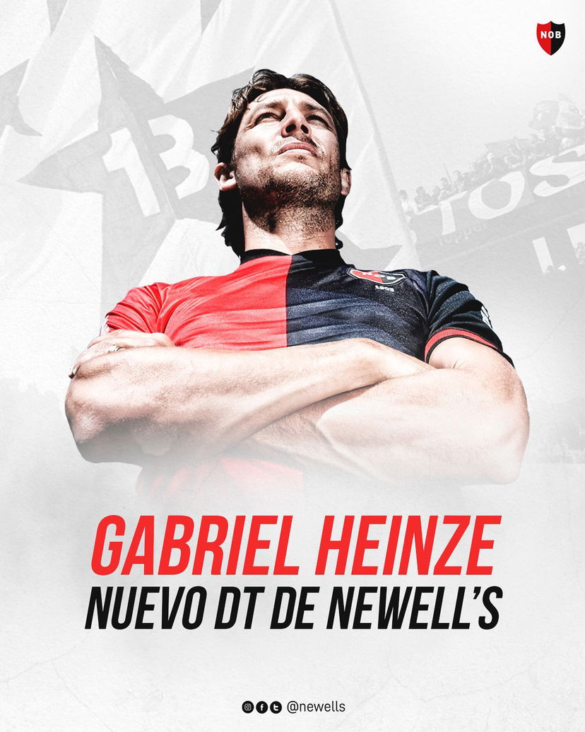 Ufficiale: Gabriel Heinze nuovo allenatore del Newell’s Old Boys preview