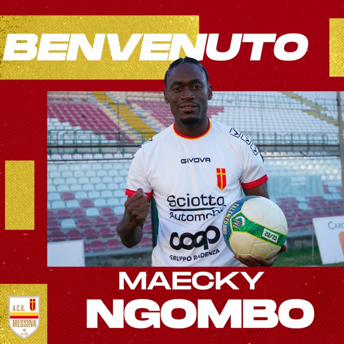 Ufficiale: ACR Messina, ingaggiato l’attaccante Ngombo preview