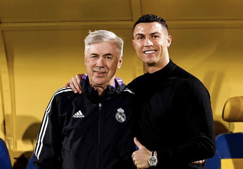 Ancelotti ringrazia Cristiano Ronaldo per la visita: “Uno dei nostri” preview