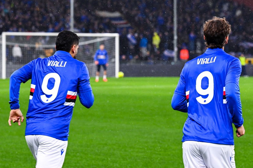 Anche la Sampdoria in campo per Vialli: riscaldamento con la numero 9 preview