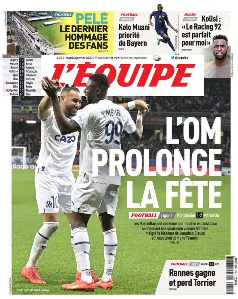 L’Equipe: “Kolo Muani priorità del Bayern” preview