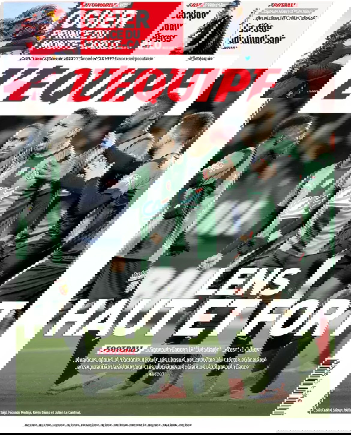 L’Equipe sul Lens in Coppa di Francia: “Alto e forte” article-post