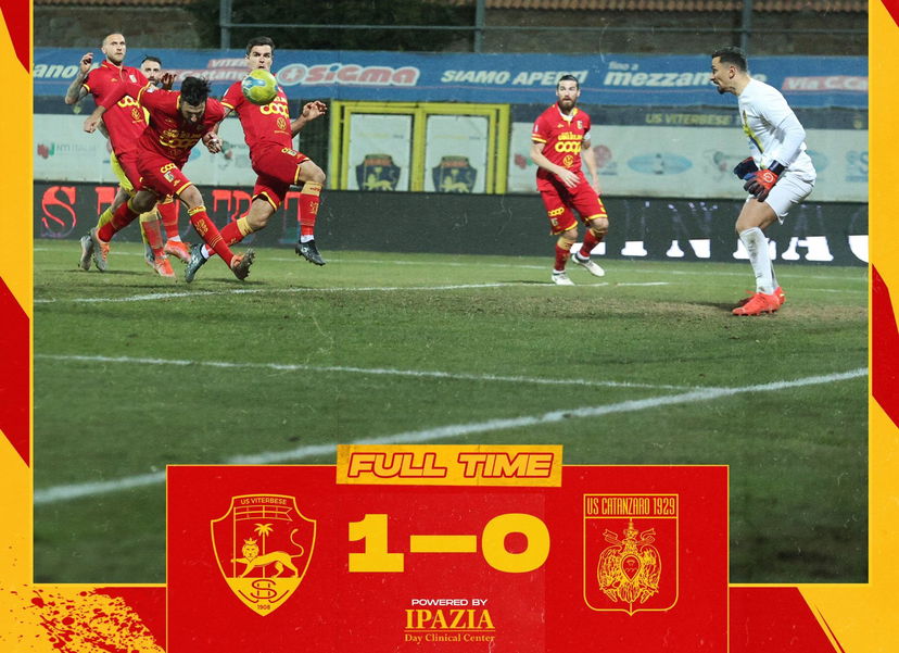 Clamoroso a Viterbo: il fanalino Viterbese batte il Catanzaro dei record preview