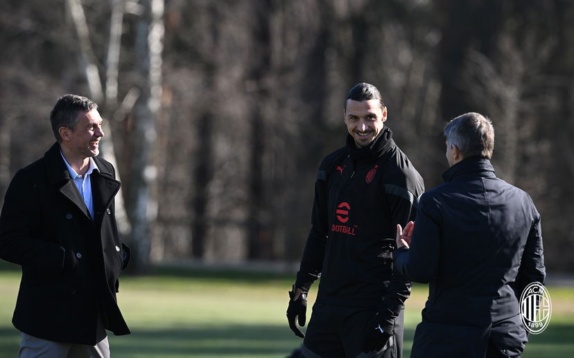 Milan, dopo 8 mesi Ibrahimovic torna ad allenarsi in gruppo preview