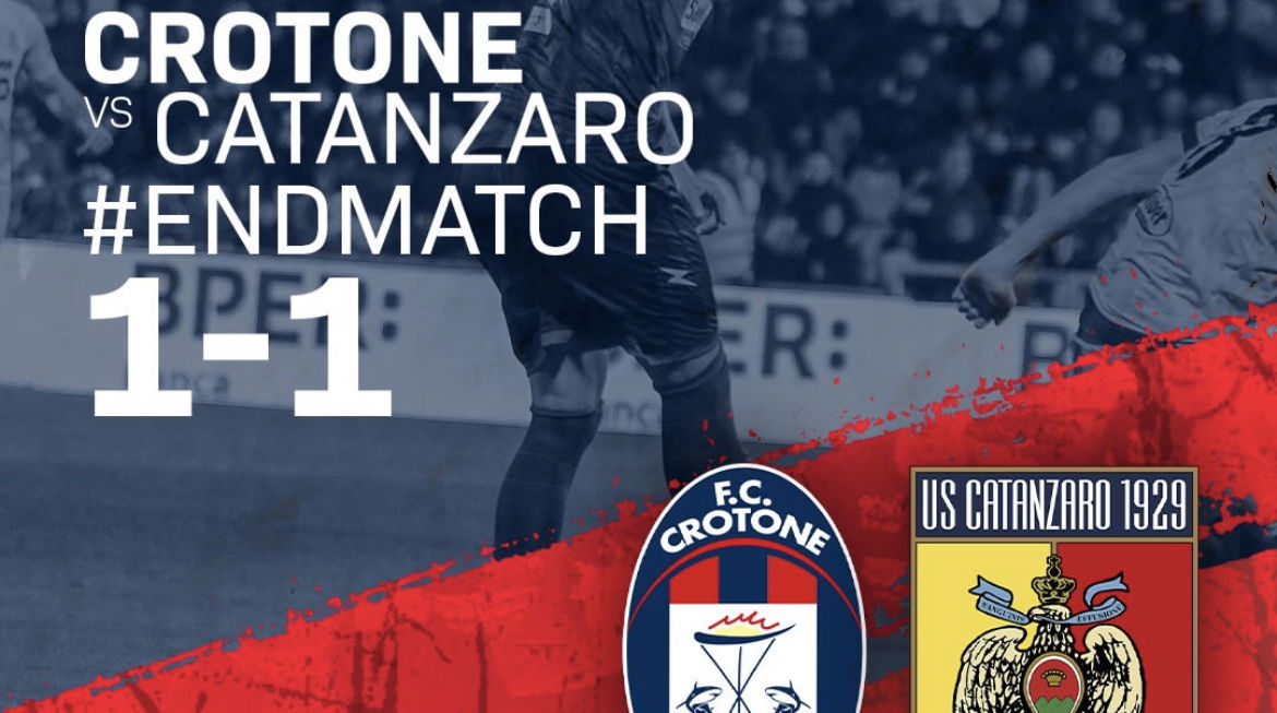 Verna risponde a Mogos, parità nel derby calabrese tra Crotone e Catanzaro (1-1). Le Aquile mantengono il +14 article-post