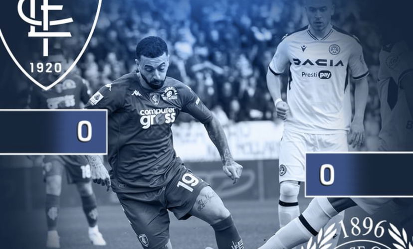 Parisi salva l’Empoli, Caputo grazia l’Udinese: è 0-0 al Castellani all’intervallo preview