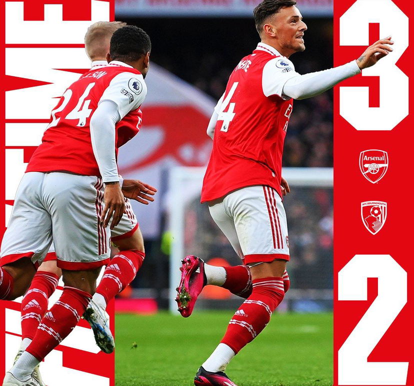 L’Arsenal ribalta il Bournemouth da 0-2 a 3-2 e tiene a distanza il City preview