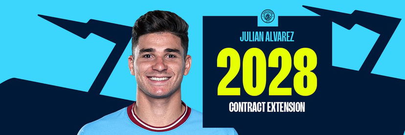 Ufficiale: Julian Alvarez rinnova con il City fino al 2028 preview