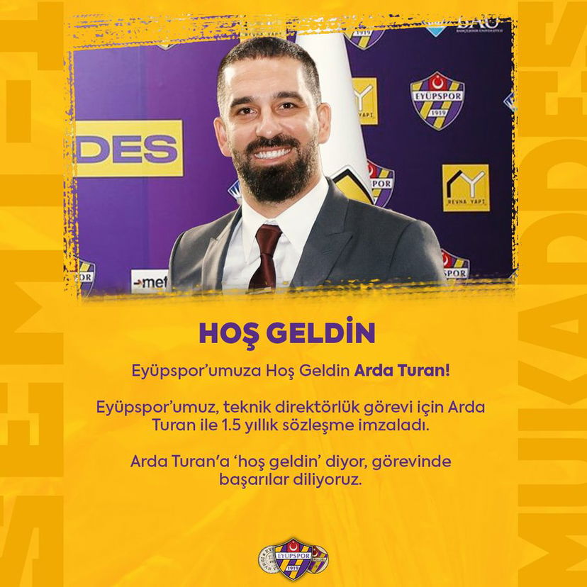 Ufficiale: prima esperienza da allenatore per Arda Turan. E’ il nuovo allenatore dell’Eyuspor preview