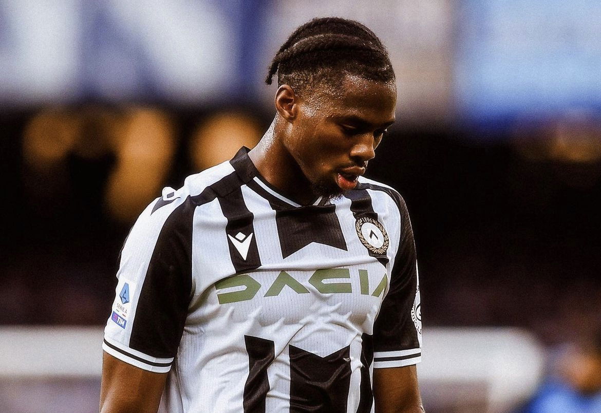 Udinese, lesione al flessore per Ehizibue. La nota article-post