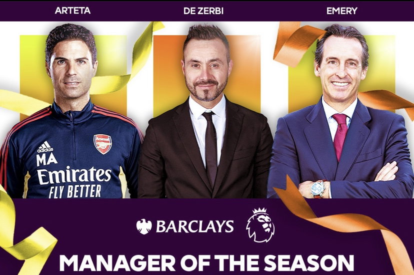 Premier League, sei finalisti per il “Manager of the Season”: c’è De Zerbi preview