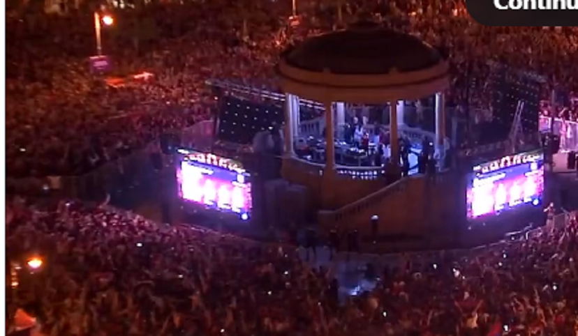 Paura a Pamplona: cade un maxischermo in piazza durante la finale tra Osasuna e Real Madrid preview