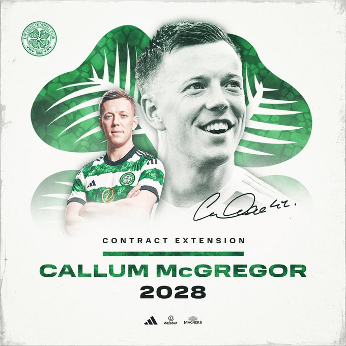 Ufficiale: la bandiera Callum McGregor rinnova col Celtic preview