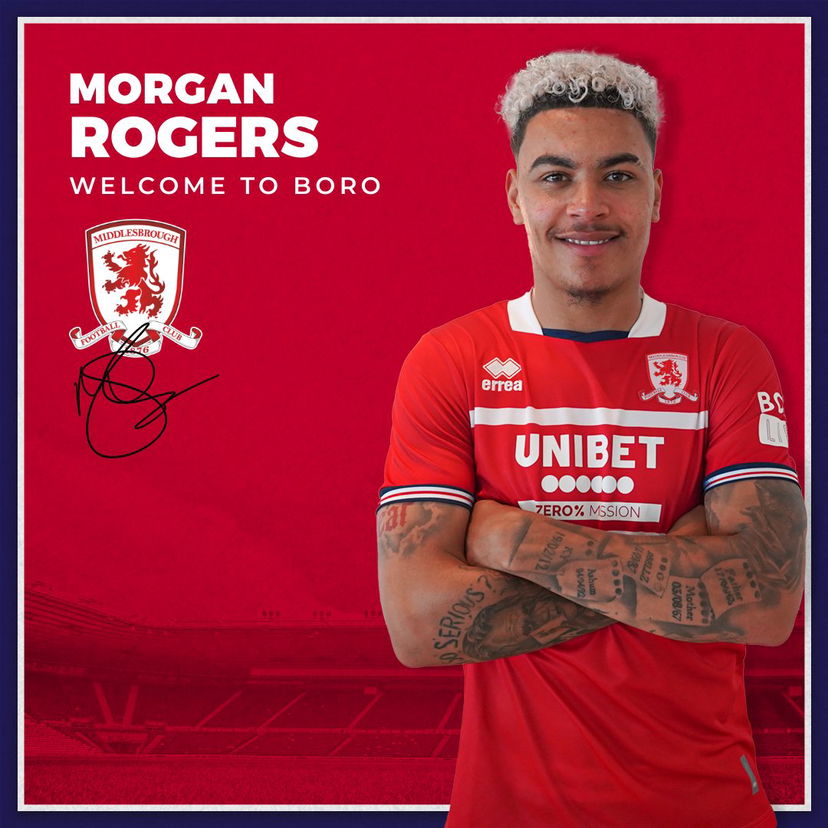 Ufficiale: Rogers dal Manchester City al Middlesbrough preview